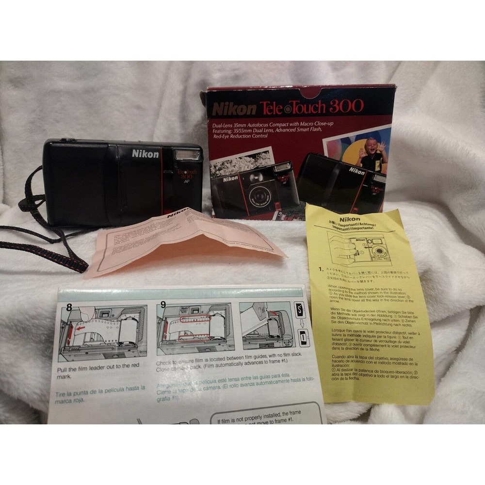 Camera Nikon Tele Touch 300 With Original Box works great